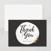 Halloween Carte de remerciements personnalisée (Devant / Derrière)