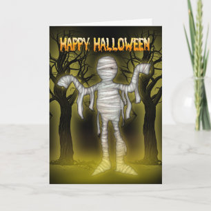 Halloween carte romantique halloween avec maman
