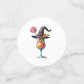 Halloween Cartoon Cocktail Drink Mix Fun Spooky Confetti (Kleine voorkant)