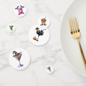 Halloween Cartoon Cocktail Drink Mix Fun Spooky Confetti (Groep)