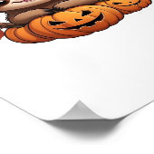 Halloween Cartoon Sloth Classic T-shirt Poster (Hoek)