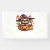 Halloween Cartoon Sloth Classic T-shirt Spandoek (Horizontaal)