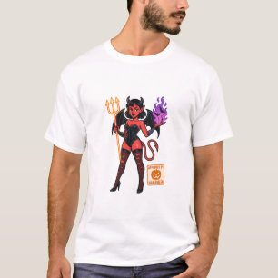 Halloween Cartoon Succubus - Donker en speels T-shirt