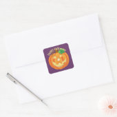 Halloween Carved Pumpkin Sticker (Envelop)