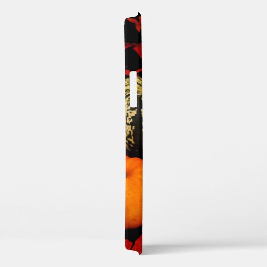 Halloween Carved Pumpkins with Fall Leaves Case-Mate iPhone Case (Achterkant / Rechts)