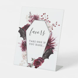 Halloween Cash Bar Reclamebord Met Voetstuk