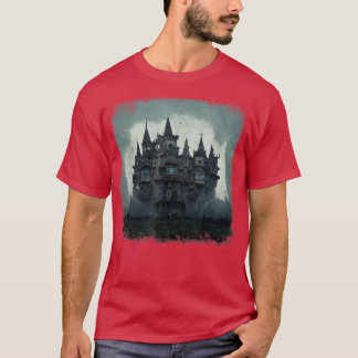 Halloween Castle in Broad Daylight Horror Hauning T-shirt