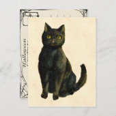  Halloween Cat Briefkaart (Voorkant / Achterkant)