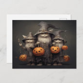 Halloween Cat Briefkaart (Voorkant / Achterkant)