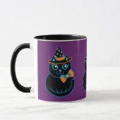 Halloween Cat Coffee Mok (Links)