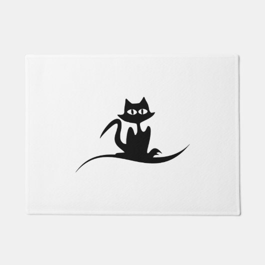 Halloween cat deurmat (Voorkant)