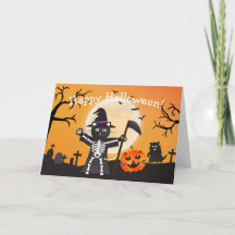 Halloween Cat Grim Reaper