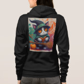 Halloween cat hoodie (Achterkant)