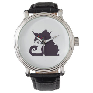 Halloween Cat Horloge