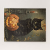 Halloween Cat Legpuzzel (Horizontaal)