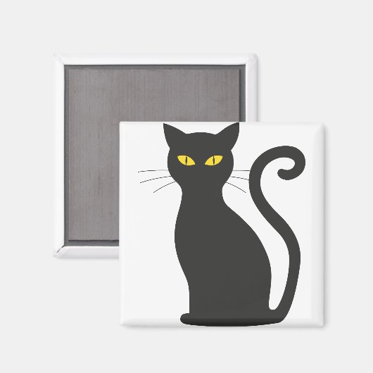 Halloween cat magneet (Voorkant / Achterkant)