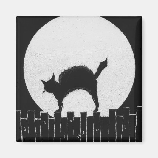 HALLOWEEN CAT MAGNEET (Voorkant)