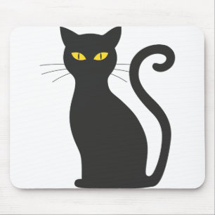 Halloween cat muismat