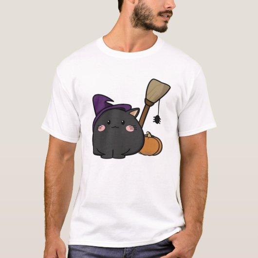 Halloween Cat Oversized T-Shirt (Devant)