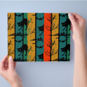 Halloween Cat Party-scrapbook Flyer (Hand)