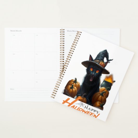 Halloween Cat  Planner (Display)