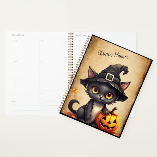Halloween Cat Planner (Display)