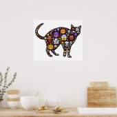 HALLOWEEN CAT POSTER (Keuken)