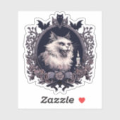 Halloween Cat Sticker (Vel)