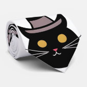Halloween Cat Stropdas (Opgerold)