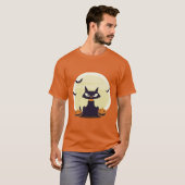 Halloween Cat T-shirt (Voorkant volledig)