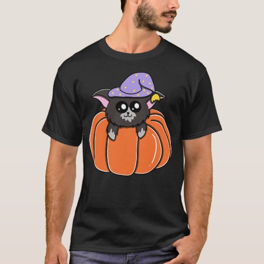 Halloween cat t-shirt (Voorkant)