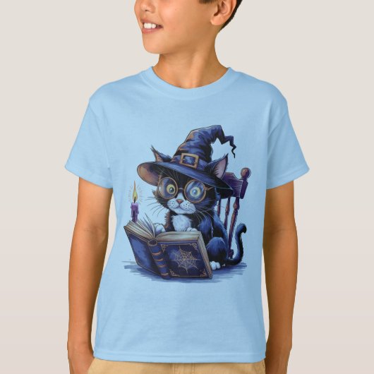 Halloween Cat T-shirt (Voorkant)