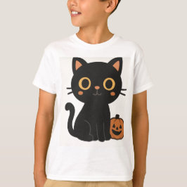 Halloween cat t-shirt