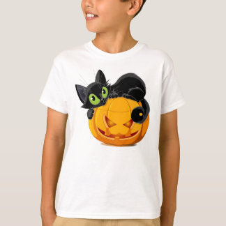 Halloween cat t-shirt