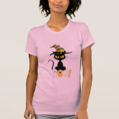 Halloween Cat T-Shirt Design pour les ventilateurs (Devant)