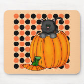 Halloween Cat T-shirts en cadeautjes Muismat (Voorkant)