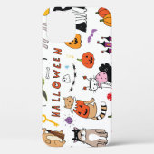 Halloween Cats  lijnpatroon Case-Mate iPhone Case (Achterkant)