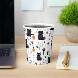Halloween Cats Papieren Bekers