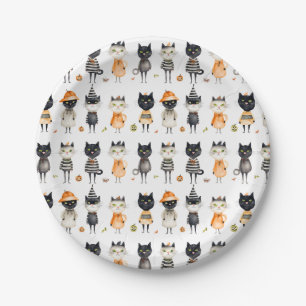Halloween Cats Party Paper Bord
