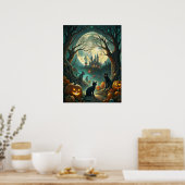 Halloween Cats Poster (Keuken)