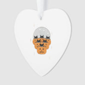 Halloween Cats Pumpkins Black Background Illus (devant)