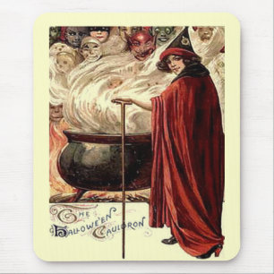 Halloween Cauldron Magic Muismat