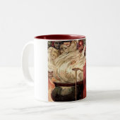  Halloween Cauldron Magic Tweekleurige Koffiemok (Voorkant links)