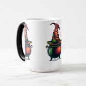 Halloween Cauldron Magische Mok (Voorkant links)