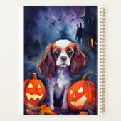 Halloween Cavalier King Charles Spaniel Pumpkins Planner (Achterkant)
