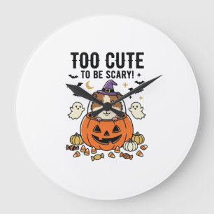 Halloween Cavia Te Schattig Om Schrikbarend Te Zij Grote Klok