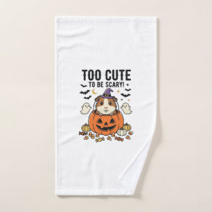 Halloween Cavia Te Schattig Om Schrikbarend Te Zij Handdoek