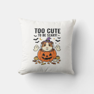 Halloween Cavia Te Schattig Om Schrikbarend Te Zij Kussen