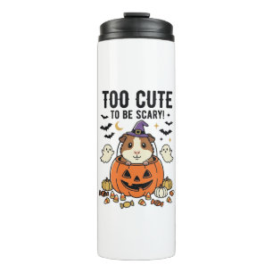 Halloween Cavia Te Schattig Om Schrikbarend Te Zij Thermosbeker