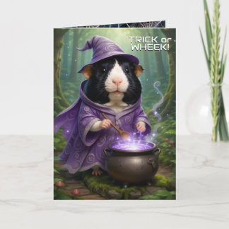 Halloween Cavia's, Heksen & Toverdrank  Kaart